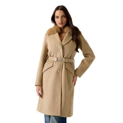 палто,дамски,якета,и,палта,guess,new,patrice,belted,coat,desert,mud