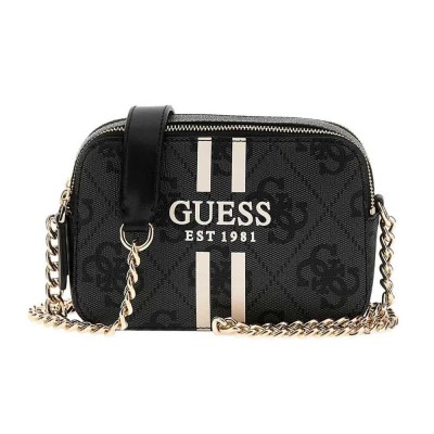 чанти,за,през,рамо,guess,noelle,ii,camera,crossbody,coal,logo,(black)