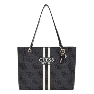 чанта,всички,чанти,guess,noelle,ii,tote,bag,coal,logo,(black)