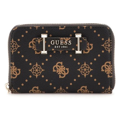 портфейли,и,портмонета,guess,silia,slg,medium,woman,wallet,espresso,logo