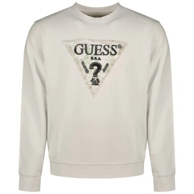 блуза,мъжки,пуловери,guess,triangle,sweatshirt,pure,white,(beige)