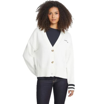 жилетка,дамски,пуловери,дамски,плетени,дрехи,guess,jeans,j,emb,cardigan,white,(warm,white)