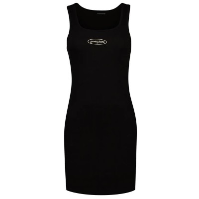 дънки,дамски,поли,и,рокли,guess,jeans,slim,rib,embro,sleeveless,dress,jet,black,a996,(black)