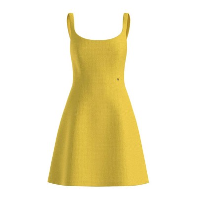 рокля,дамски,поли,и,рокли,hugo,katera,1,10270324,01,sleeveless,short,dress,yellow,(medium,yellow)