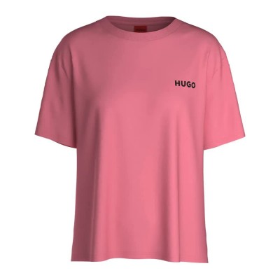 тениска,дамски,тениски,hugo,unite,10247048,short,sleeve,t,shirt,pink,(light,pastel,red)