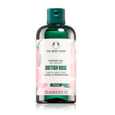 хигиена,тяло,the,body,shop,british,rose,250ml,shower,gel,clear,(multicolor)