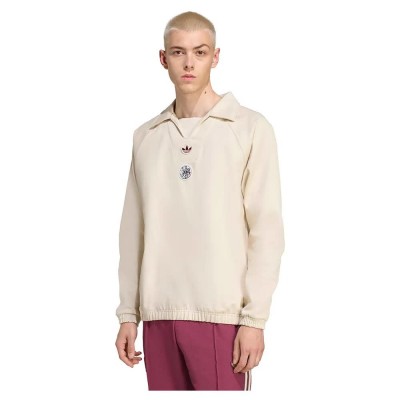 блуза,мъжки,пуловери,adidas,ajax,amsterdam,terrace,icons,drill,sweatshirt,halo,ivory