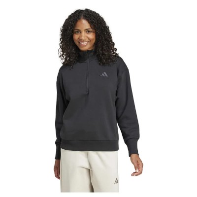 поларена,блуза,дамски,блузи,adidas,all,szn,fleece,loose,half,zip,sweatshirt,black