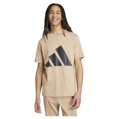 тениска,мъжки,тениски,adidas,essentials,big,logo,short,sleeve,t,shirt,warm,sandstone,black,(beige)