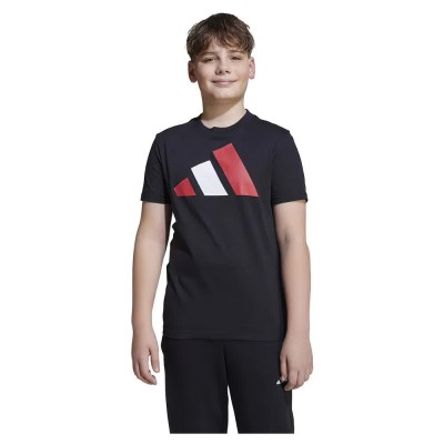 тениска,детски,тениски,adidas,essentials,short,sleeve,t,shirt,black,pure,ruby,white,(black)