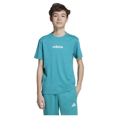 тениска,детски,тениски,adidas,essentials,short,sleeve,t,shirt,pure,teal,2,white,(blue)
