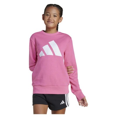 блуза,детски,блузи,adidas,essentials,sweatshirt,pink,fusion,white,(pink)