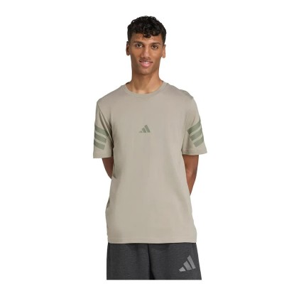 тениска,мъжки,тениски,adidas,future,icons,3,stripes,short,sleeve,t,shirt,beige,(silver,pebble)