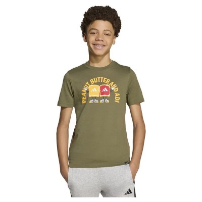 тениска,детски,тениски,adidas,food,graphic,short,sleeve,t,shirt,olive,strata,(green)