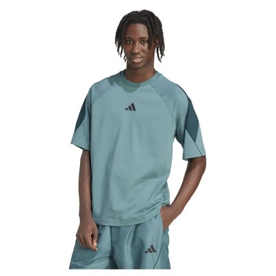 тениска,мъжки,тениски,adidas,stadium,short,sleeve,t,shirt,preloved,teal,aurora,ivy,(blue,grey)