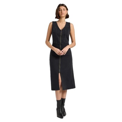 рокля,дамски,поли,и,рокли,lee,112370998,sleeveless,long,dress,brisk,night,(black)