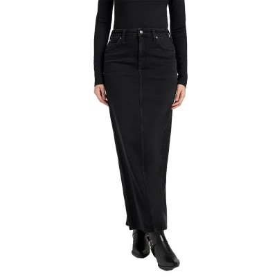 пола,дамски,поли,и,рокли,lee,back,slit,long,skirt,dark,age,(black)