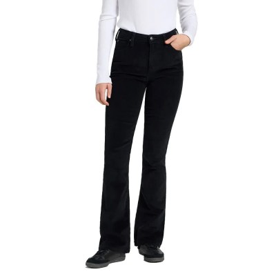 панталони,дамски,панталони,lee,breese,bootcut,skinny,fit,pants,black,(black)