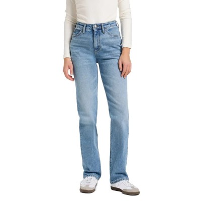 дънки,дамски,панталони,lee,june,regular,fit,jeans,calm,seas,(blue)