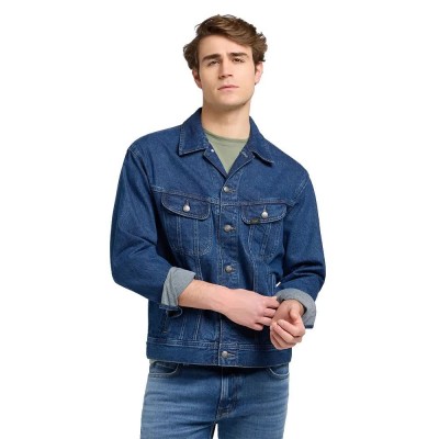 яке,мъжки,якета,lee,rider,relaxed,fit,jacket,reach,(blue)