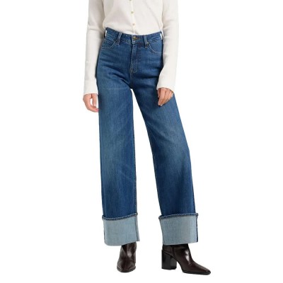 дънки,дамски,панталони,lee,stella,regular,fit,jeans,richter,(blue)