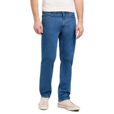 дънки,мъжки,панталони,lee,west,regular,fit,jeans,free,hand,(blue)