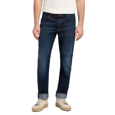 дънки,мъжки,панталони,lee,west,regular,fit,jeans,strong,hand,(blue)