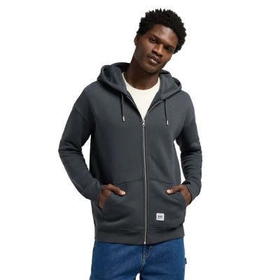 блуза,мъжки,пуловери,lee,workwear,full,zip,sweatshirt,grey,(washed,black)