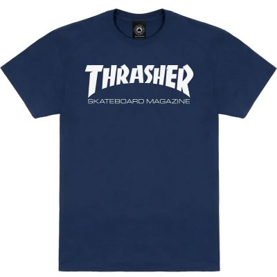 тениска,мъжки,тениски,thrasher,skate,mag,short,sleeve,t,shirt,blue,(navy,blue,white)