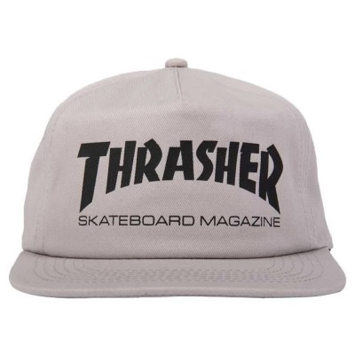 шапка,с,козирка,всички,шапки,thrasher,skate,mag,snapback,cap,grey,(grey)