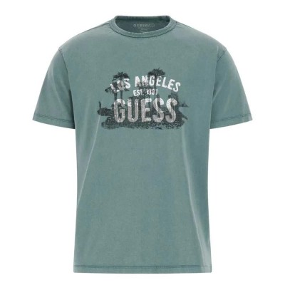 тениска,мъжки,тениски,guess,m5ri05i3z14,short,sleeve,t,shirt,true,teal,(green)