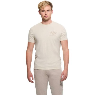 тениска,мъжки,тениски,guess,m5ri86k9rm1,short,sleeve,t,shirt,beige