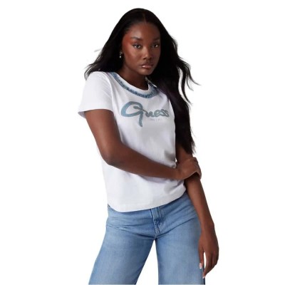 тениска,дамски,тениски,guess,w5gi03i3z14,short,sleeve,t,shirt,pure,white,(white)