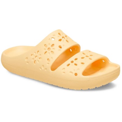 мъжки,джапанки,и,чехли,crocs,classic,floral,cut,out,slides,yellow,(golden,hour)