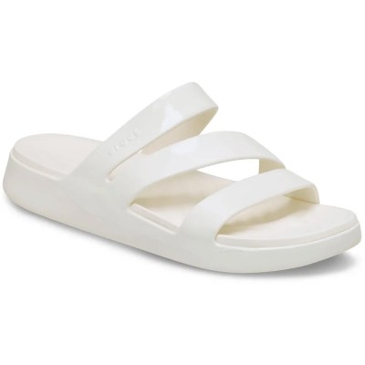 дамски,сандали,и,чехли,crocs,getaway,patent,strappy,slides,white,(chalk)