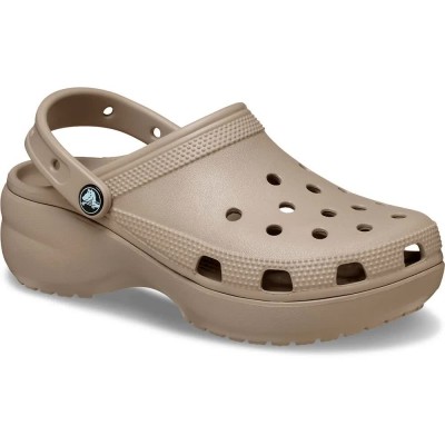 дамски,сандали,и,чехли,crocs,classic,platform,clogs,brown,(taupe)