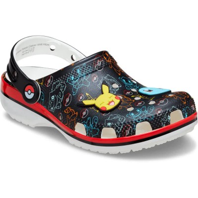 детски,сандали,и,чехли,crocs,pokemon,print,classic,clogs,multi,(black)