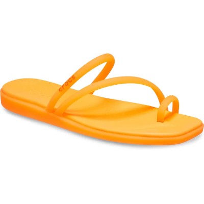 дамски,сандали,и,чехли,crocs,miami,frosted,toe,loop,slides,orange