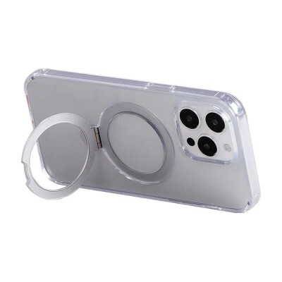други,аксесоари,joyroom,magnetic,protective,with,holder,jr,bp004,iphone,15,pro,phone,case,clear,(transparent)
