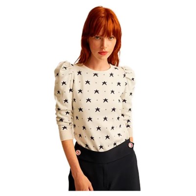 блуза,дамски,пуловери,дамски,плетени,дрехи,&,me,leslie,sweater,beige,(beige)
