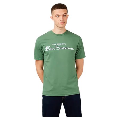 тениска,мъжки,тениски,ben,sherman,65092,short,sleeve,t,shirt,green,086,(green)