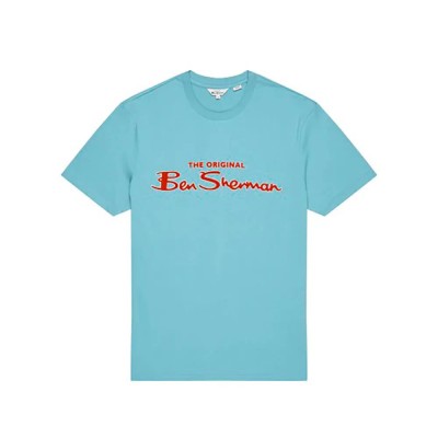 тениска,мъжки,тениски,ben,sherman,65092,short,sleeve,t,shirt,blue,(blue)