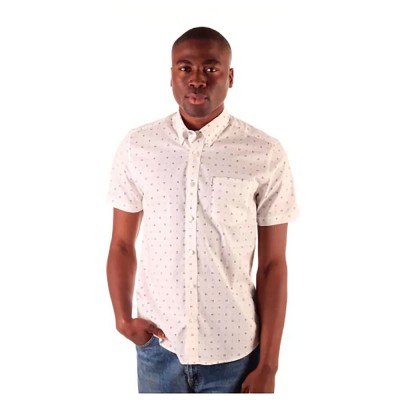 риза,с,къс,ръкав,мъжки,ризи,ben,sherman,scattered,geo,print,short,sleeve,shirt,white