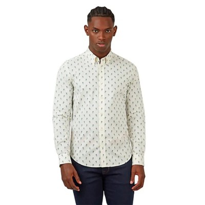 риза,с,дълъг,ръкав,мъжки,ризи,ben,sherman,68058,long,sleeve,shirt,beige