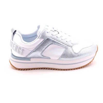 маратонки,дамски,маратонки,bikkembergs,ladene,trainers,silver,(white)