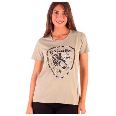 тениска,дамски,тениски,blauer,21sbldh02138,004547,short,sleeve,t,shirt,khaki,(beige)