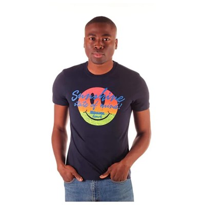 тениска,мъжки,тениски,blauer,21sbluh02415,006023,short,sleeve,t,shirt,blue,(blue)