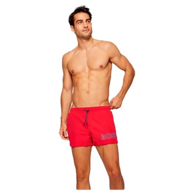 бански,гащета,мъжки,бански,костюми,boss,mooneye,10229264,swimming,shorts,red,(red)