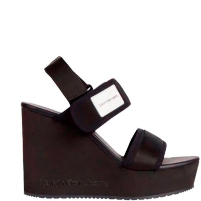 сандали,на,платформа,дамски,сандали,и,чехли,calvin,klein,ckyw0yw01028,wedge,sandals,brown