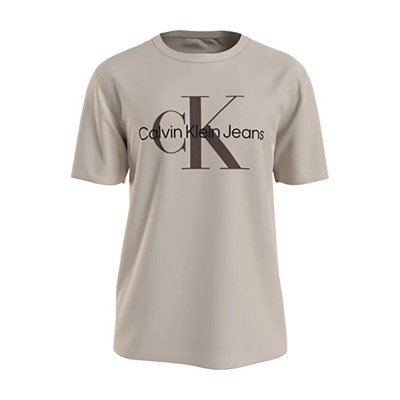 тениска,мъжки,тениски,calvin,klein,j30j320806,short,sleeve,t,shirt,beige